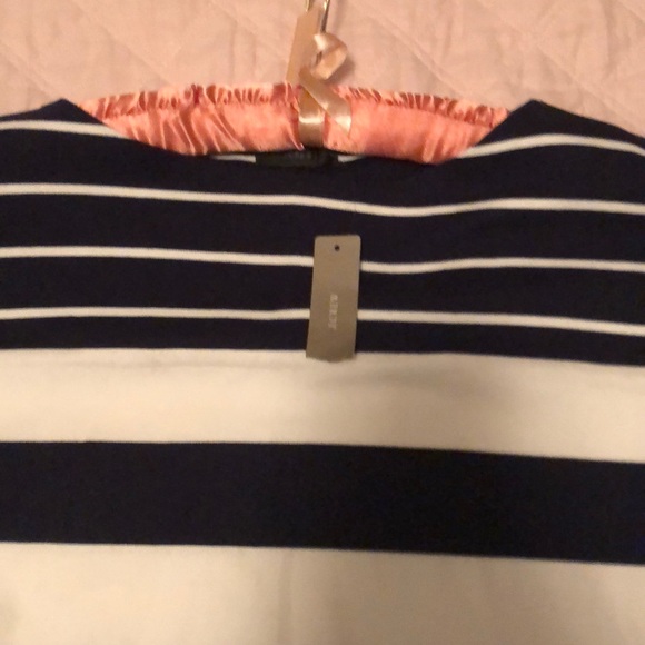 J Crew Long Sleeve Navy and Cream Striped top - Picture 6 of 6